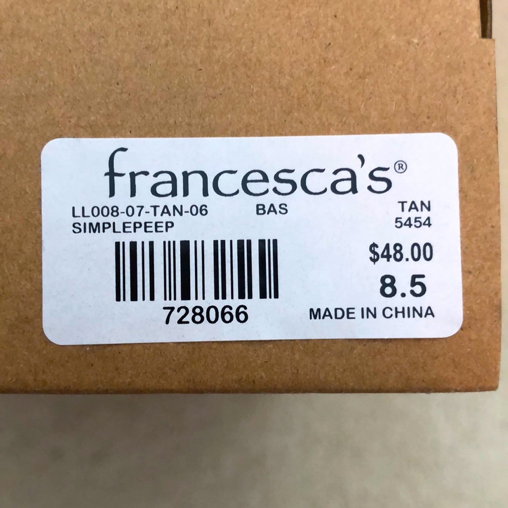 Francesca’s Tan Heel - Picture 5 of 5